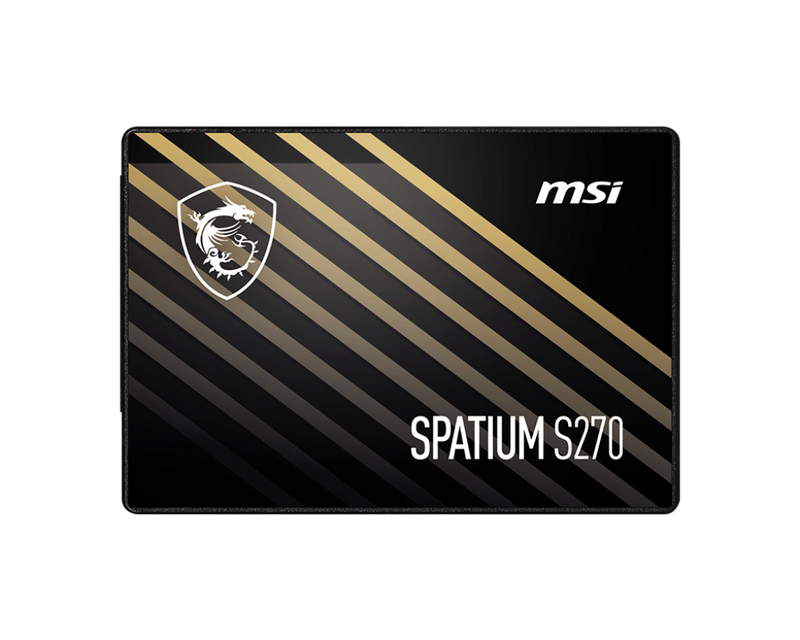 MSI Spatium S270 240GB — 2.5" SATA III SSD | 500/400 MB/s, 3D NAND