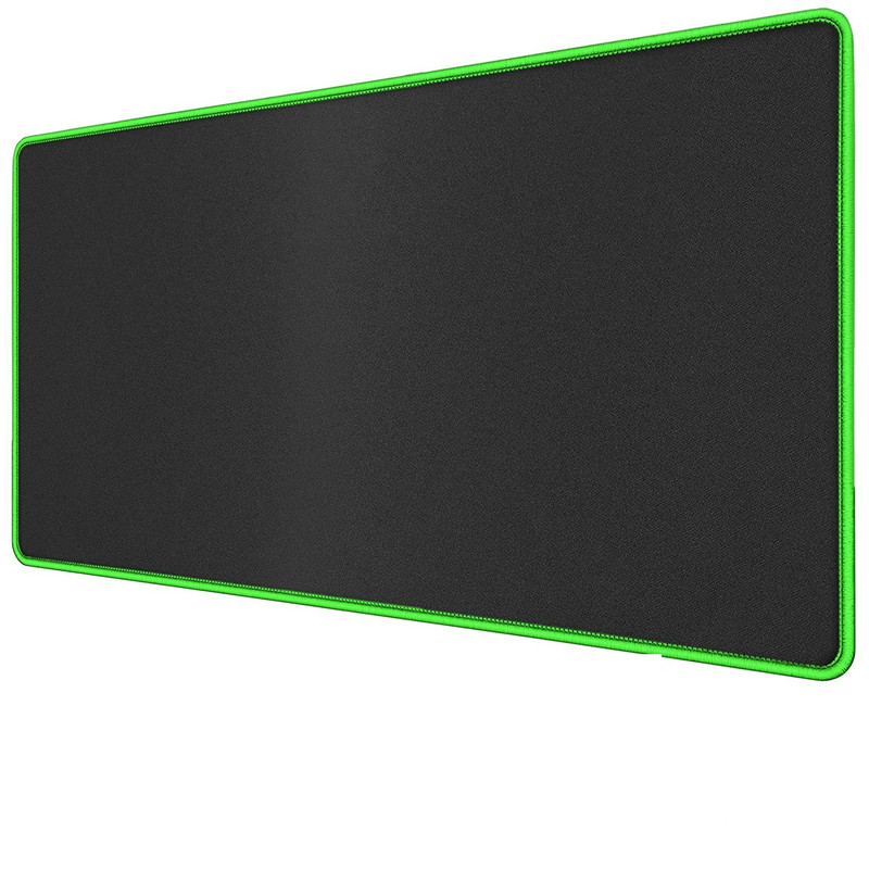 Green Edge Medium 300*600 Mouse Pad - Black