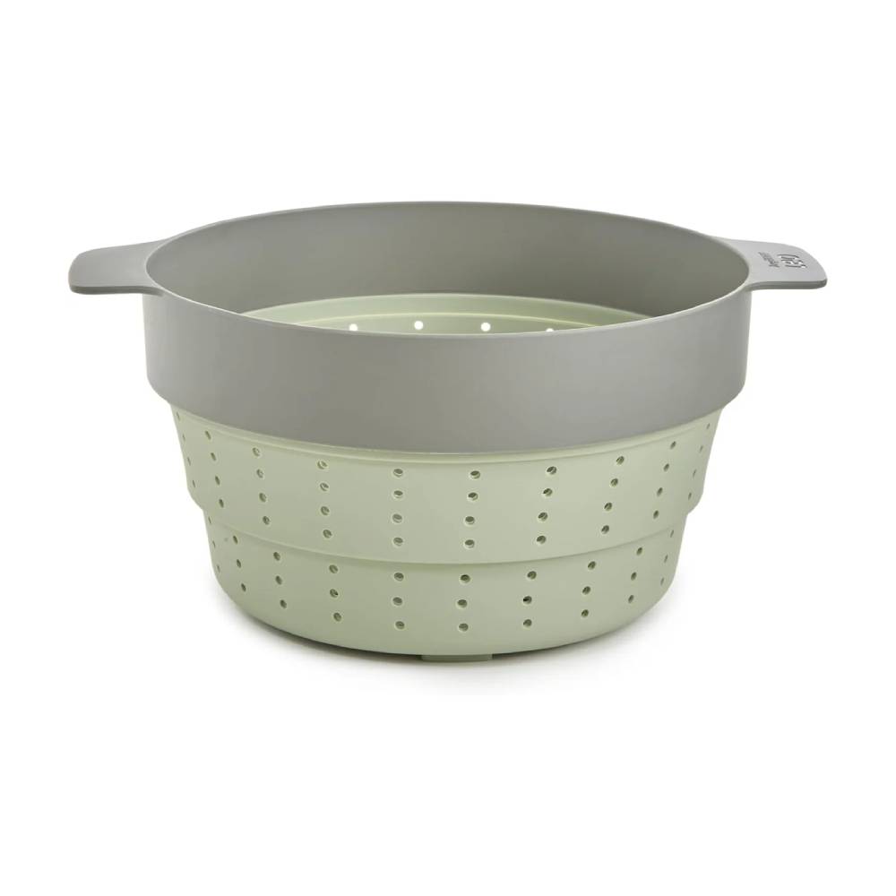 BergHOFF Balance Nonstick Silicone Steamer Basket &amp; Strainer 10" (Sage) | 3950476