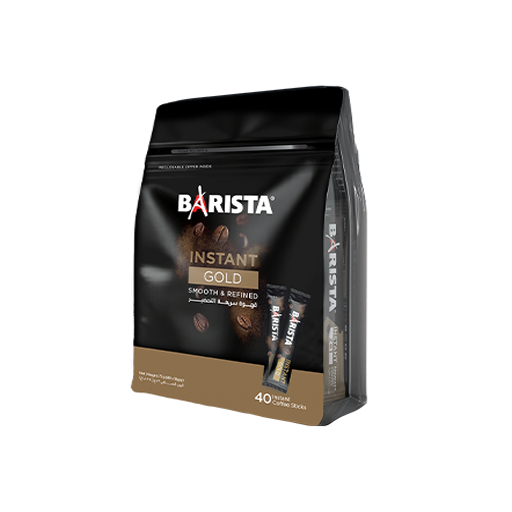 Barista Instant Coffee Gold Sticks - 40 Sticks/Bag | ICGS-1.8