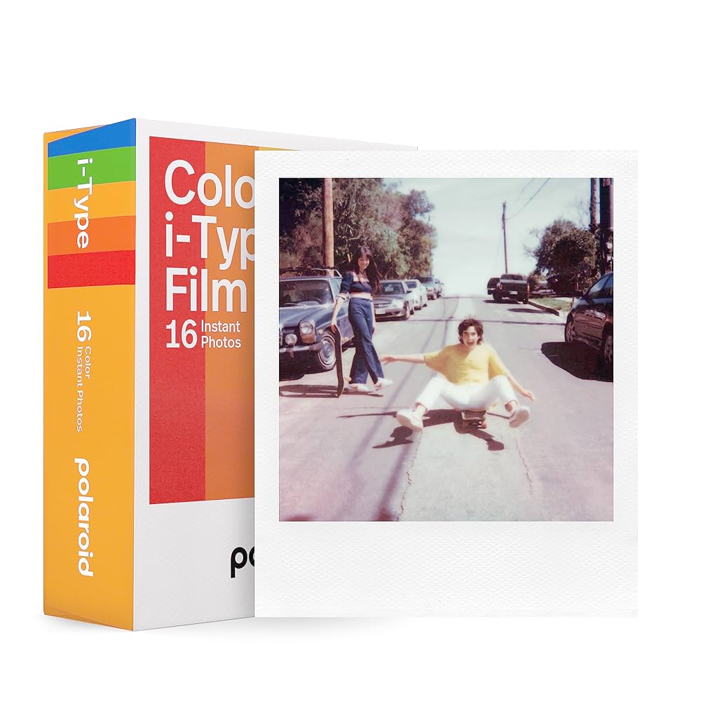 Polaroid Color Film Double Pack, 16 Color Instant Photos | POLFMITYPE16SH