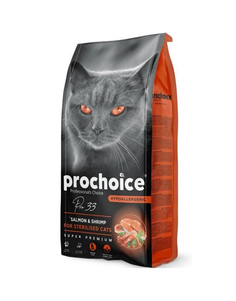 Prochoice Cat Pro 33 Sterilized Salmon + Shrimp 2 Kg | P4605