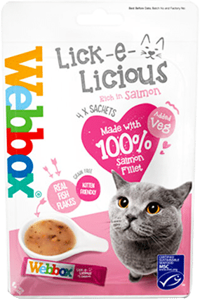 Lick e Licious - Salmon Fillet 4 × 20g | 864199