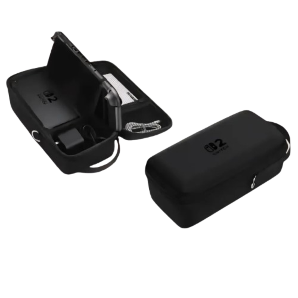 Hard Carrying Case For Nintendo Switch 2 With Storage Pockets for TV Dock, Charger, Games