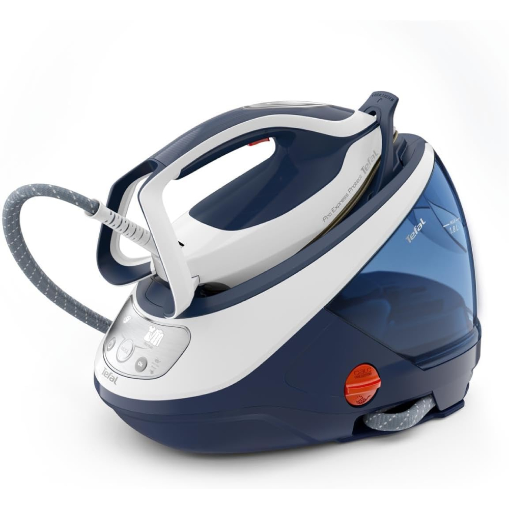 Tefal Pro Express Protect Steam Iron Station - Blue &amp; White | GV9221E0