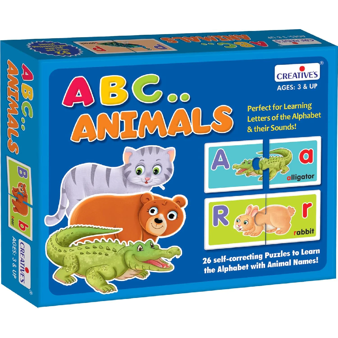 Creatives ABC Animals Educational Cards 12P | 0104