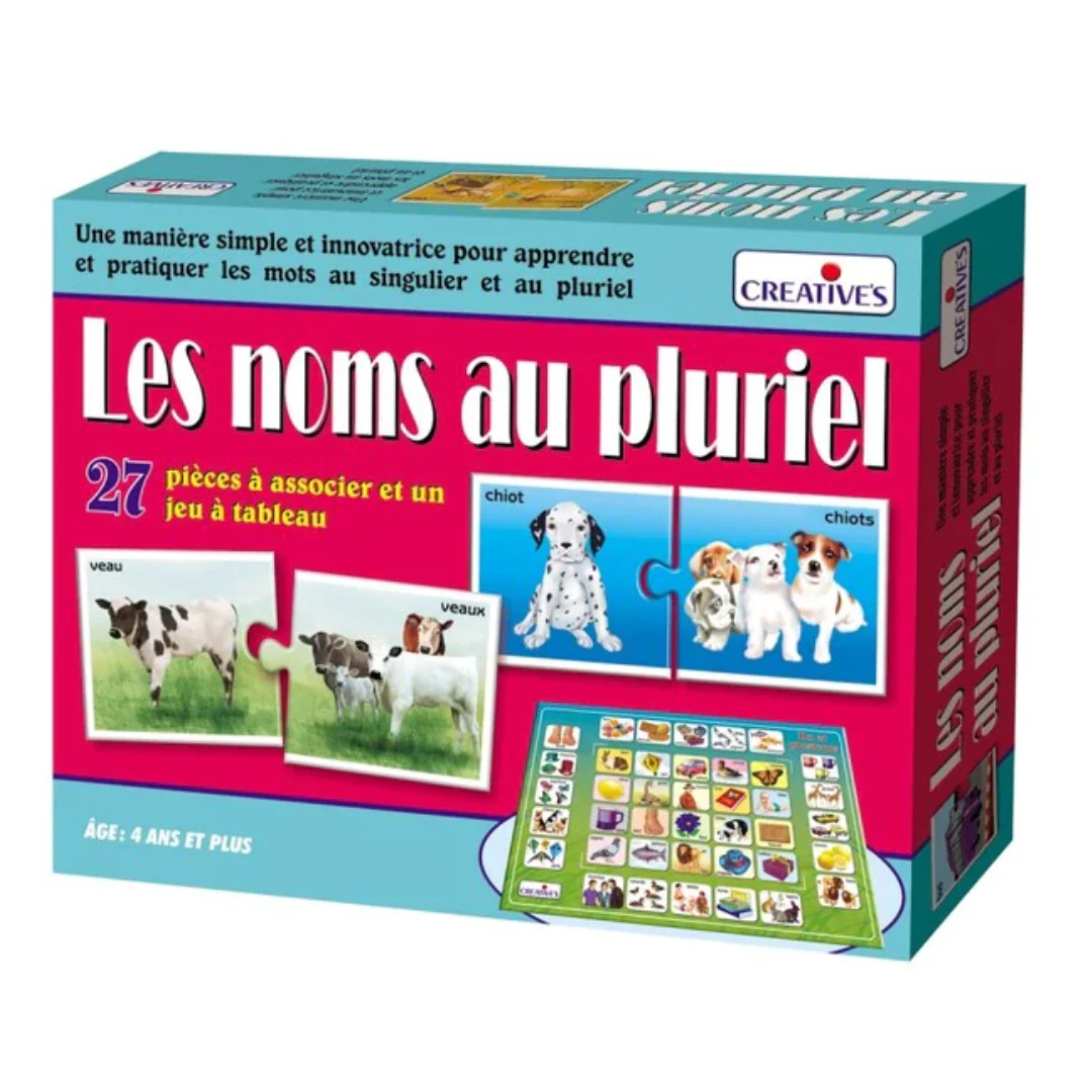 Creatives Les Noms au Pluriels Educational Game 12P | 1081