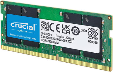 Crucial 32GB DDR4 3200MHz SODIMM Laptop RAM – CT32G4SFD832A
