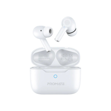 Promate High-Definition ANC TWS Earphones with intellitouch -White |  ProPods | AYOUB COMPUTERS | LEBANON