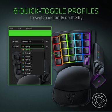 Razer Tartarus Pro Analog Optical Gaming Keypad | RZ07-03110100-R3M1 ...