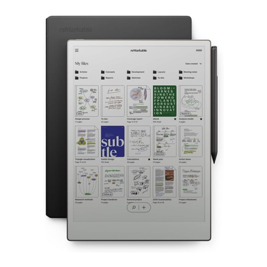 reMarkable Paper Pro 11.8" Paper Tablet with Marker Plus