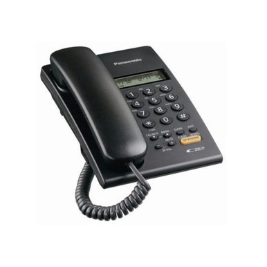 Edphone Panasonic Corded Phone - Black | KX-TS402SX | AYOUB COMPUTERS | LEBANON