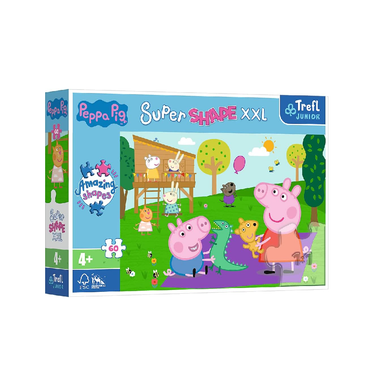 Trefl Junior Super Shape XXL Peppa Pig Puzzle - 60 Pieces | 50011 ...