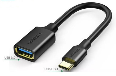Cable OTG USB C a USB 3.0 Hembra TrauTech De 0.15 mts