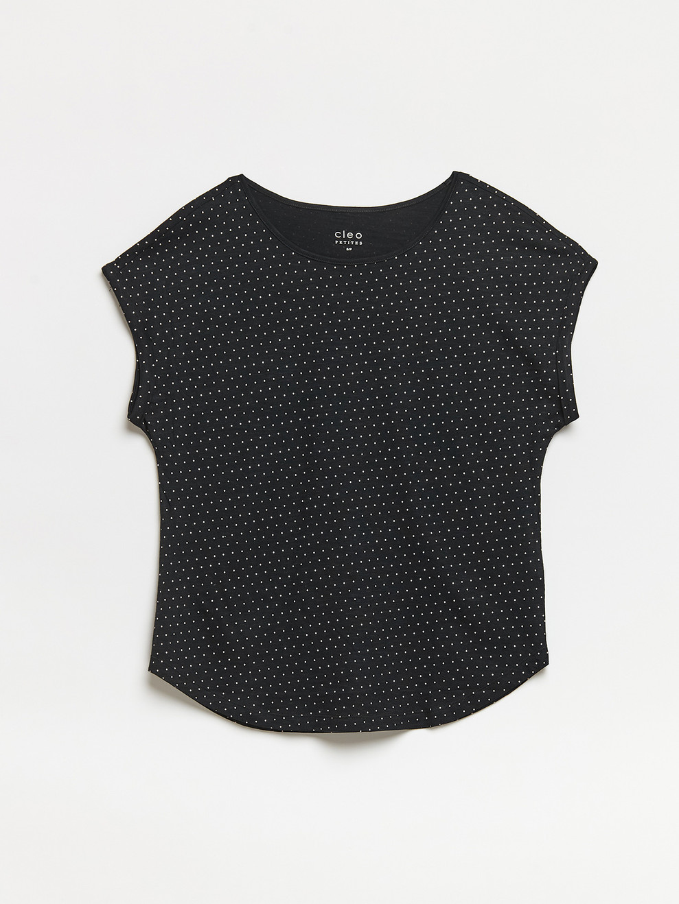 Petite Patterned Boat Neck T-Shirt