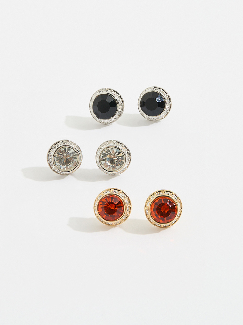 Genuine Crystal Stud Earring Pack