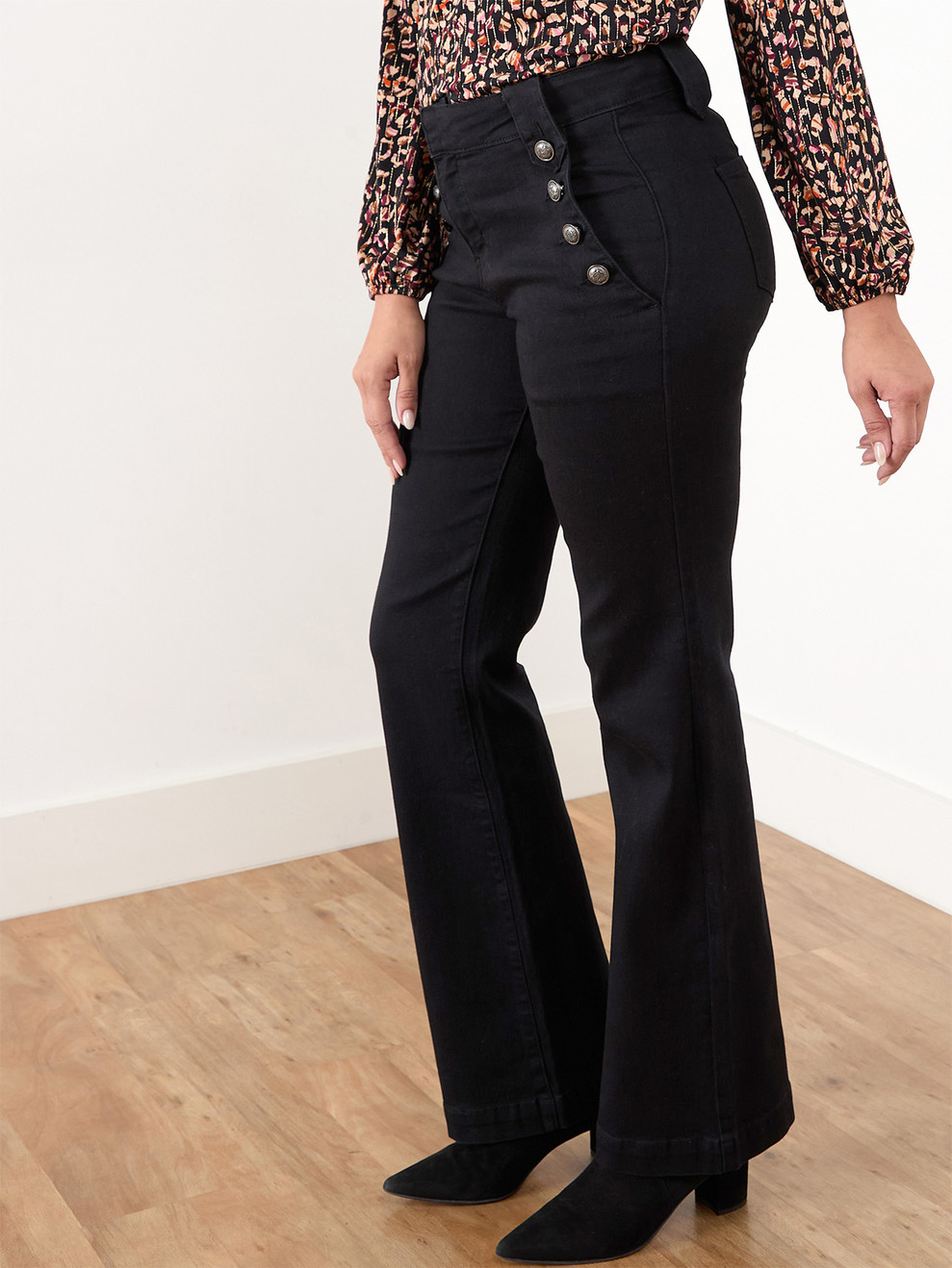 Wide Leg Sailor Jeans