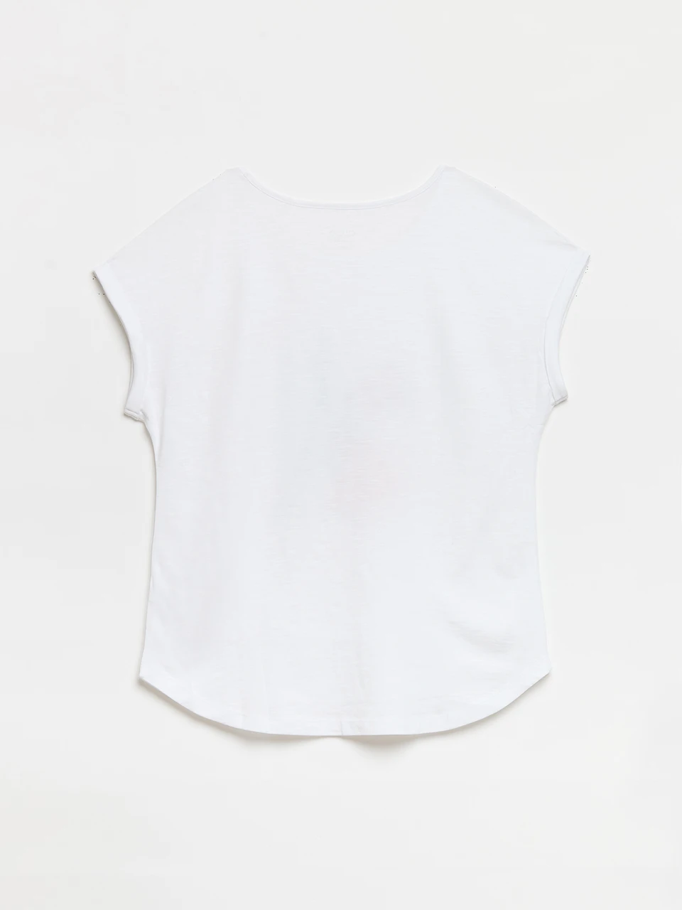 Petite Paris Rolled Sleeve T-Shirt