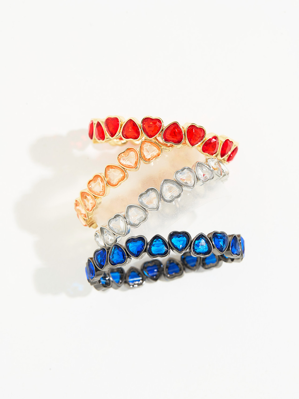 Crystal Heart Stretch Bracelet