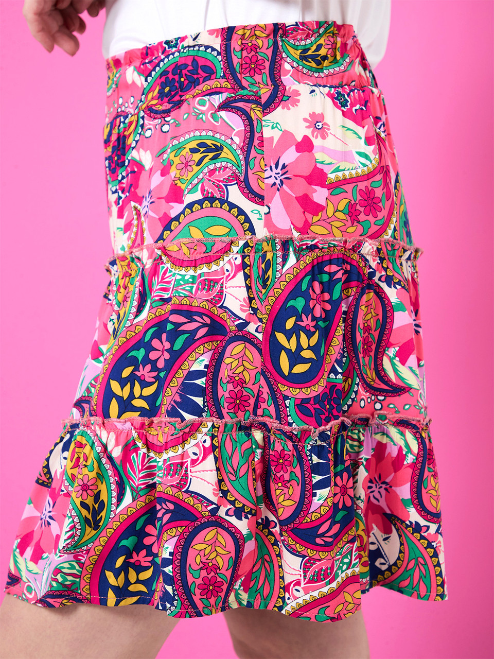 Floral Skort in Paisley