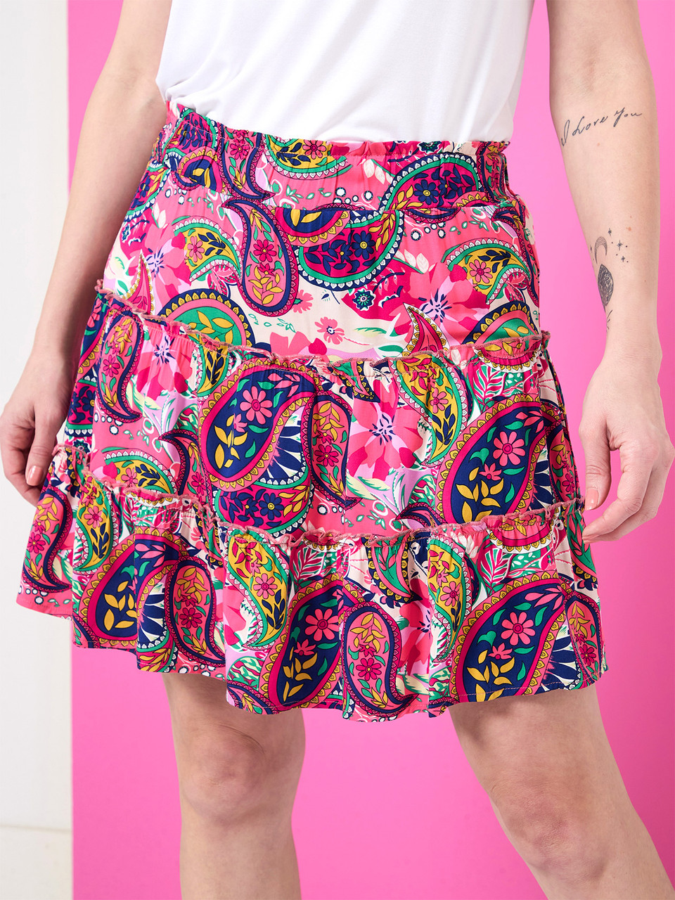 Floral Skort in Paisley