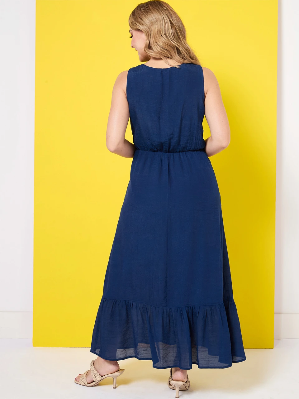Petite Gauze Maxi Dress