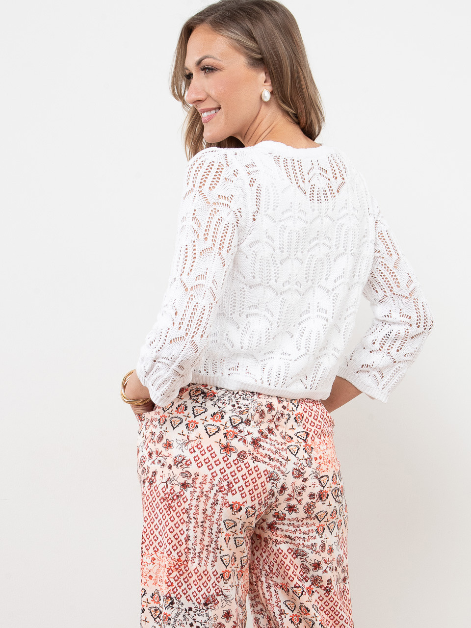 Crochet Tie Front Shrug