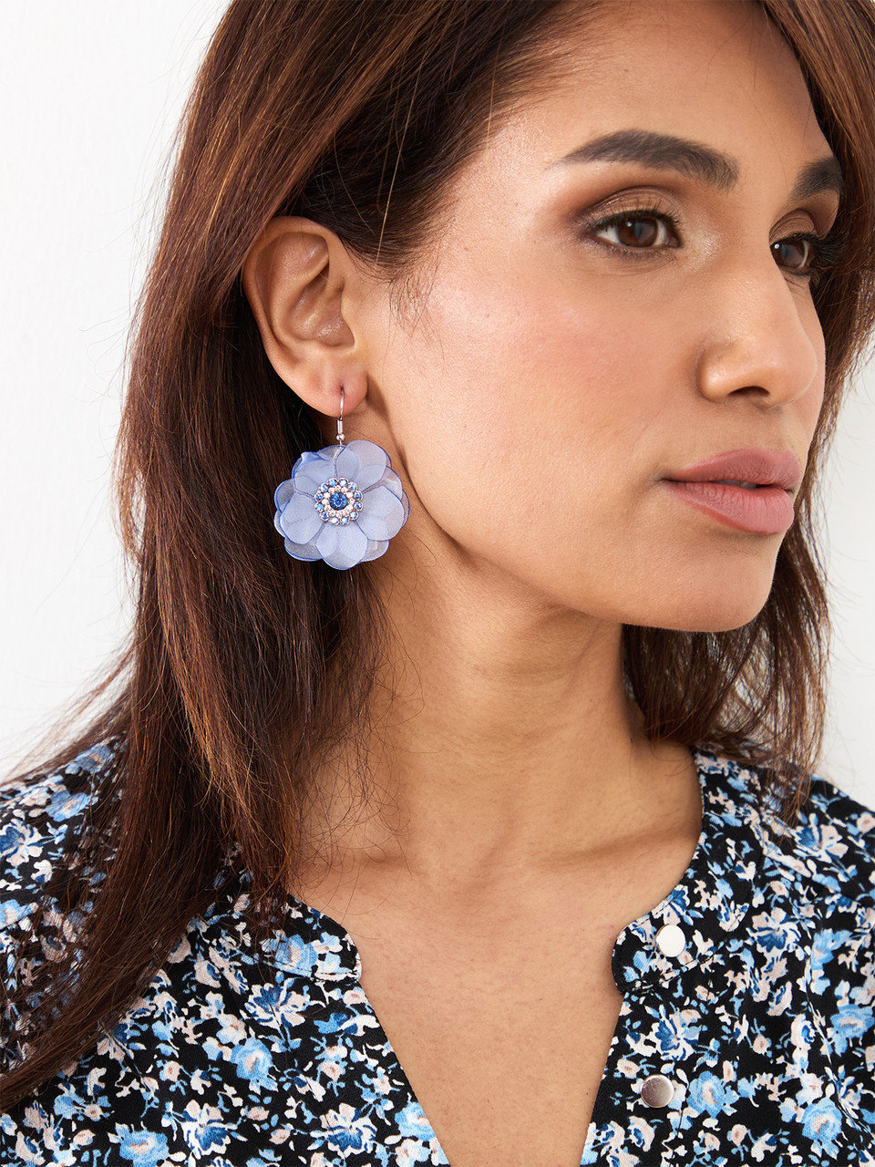 3D Flower Earrings
