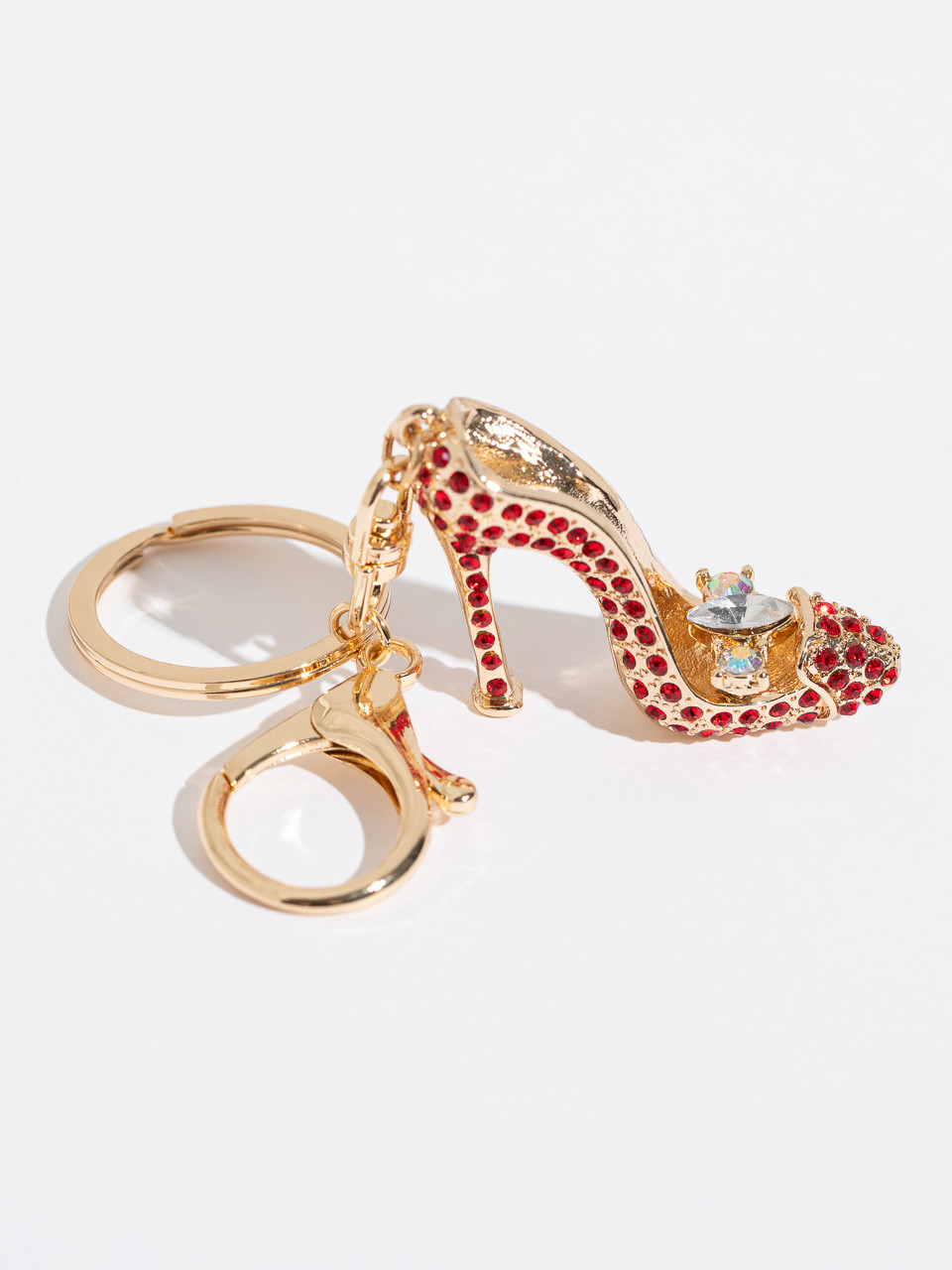 Crimson Crystal Stiletto Key Chain