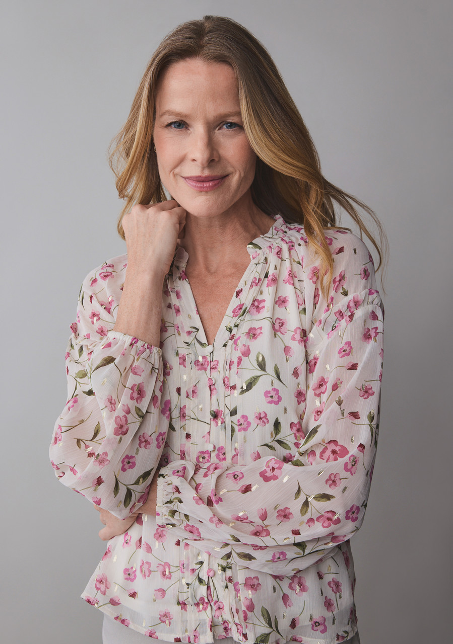 Floral Chiffon Blouse