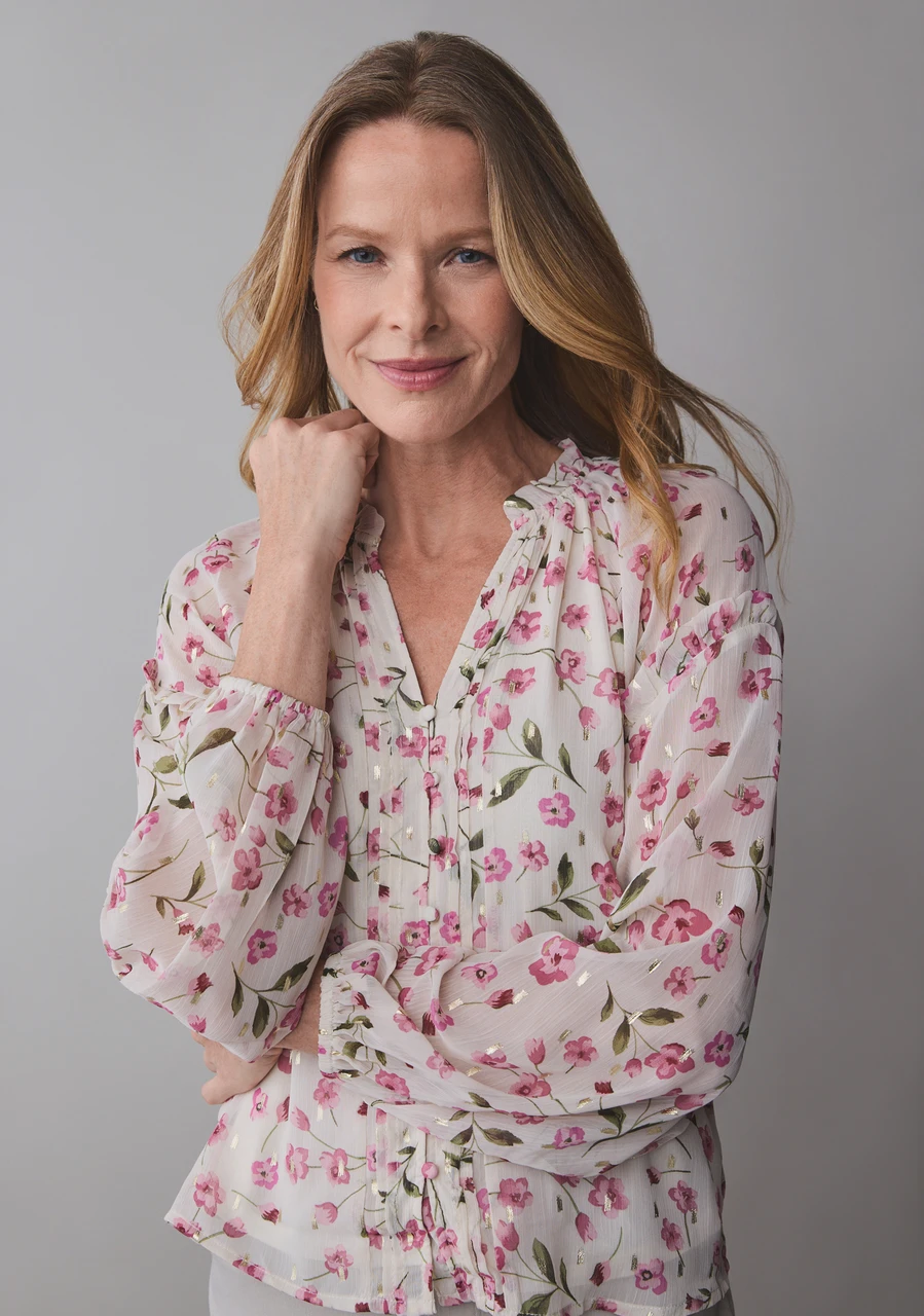 Floral Chiffon Blouse