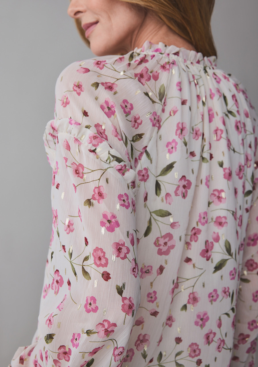 Floral Chiffon Blouse