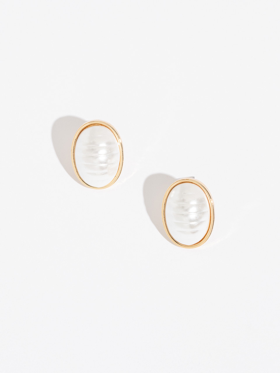 Pearl Stud Statement Earrings