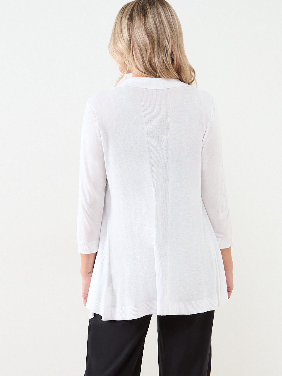 3/4 Sleeve Lightweight Knit Cardigan