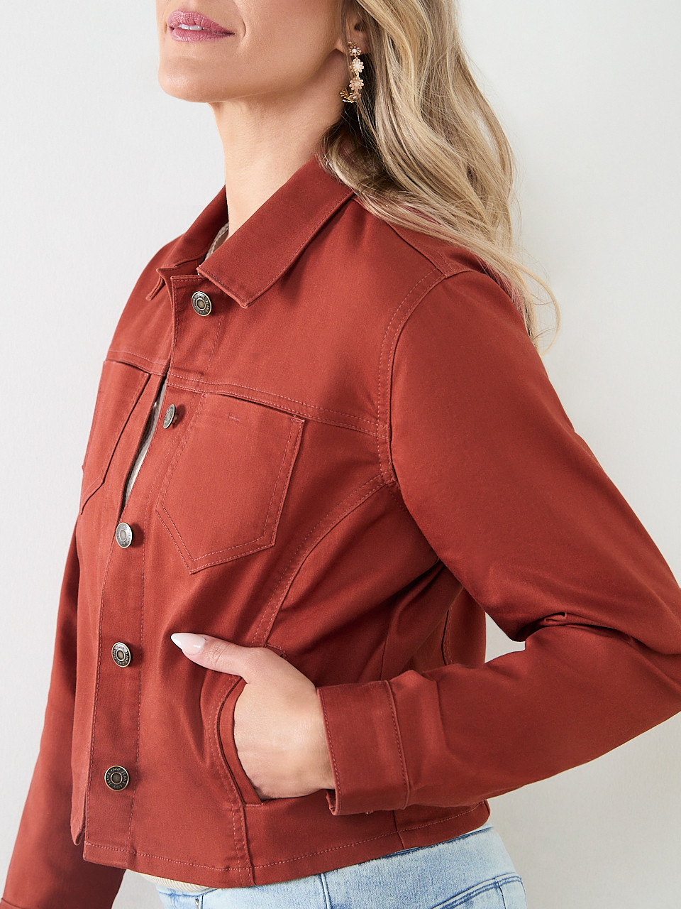 Cropped Denim Jacket
