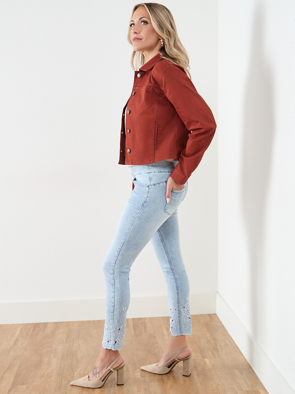 Cropped Denim Jacket