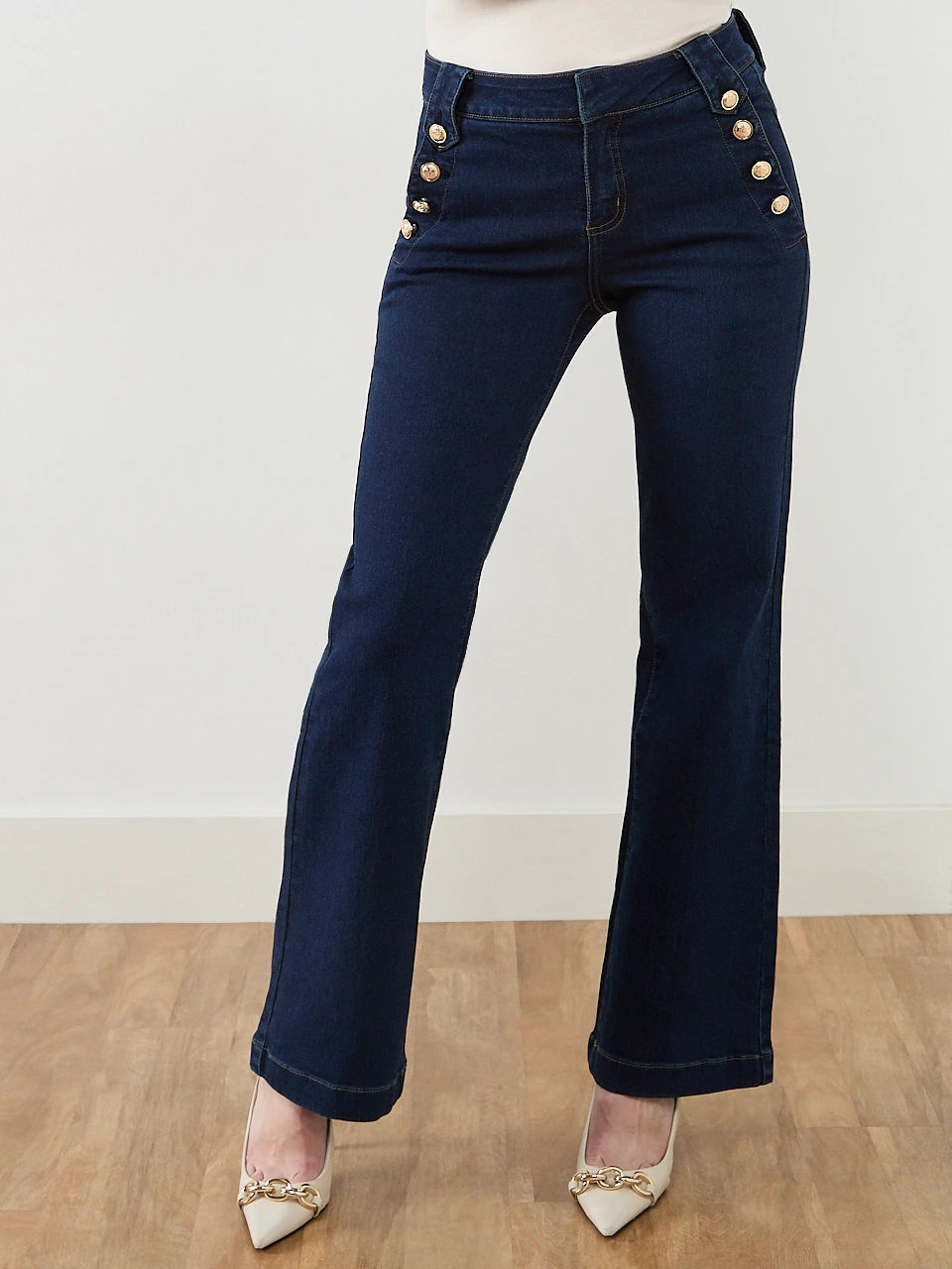 Dark Wash Sailor Jeans