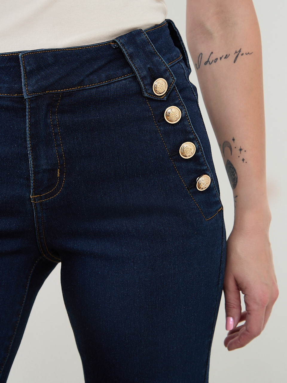 Dark Wash Sailor Jeans