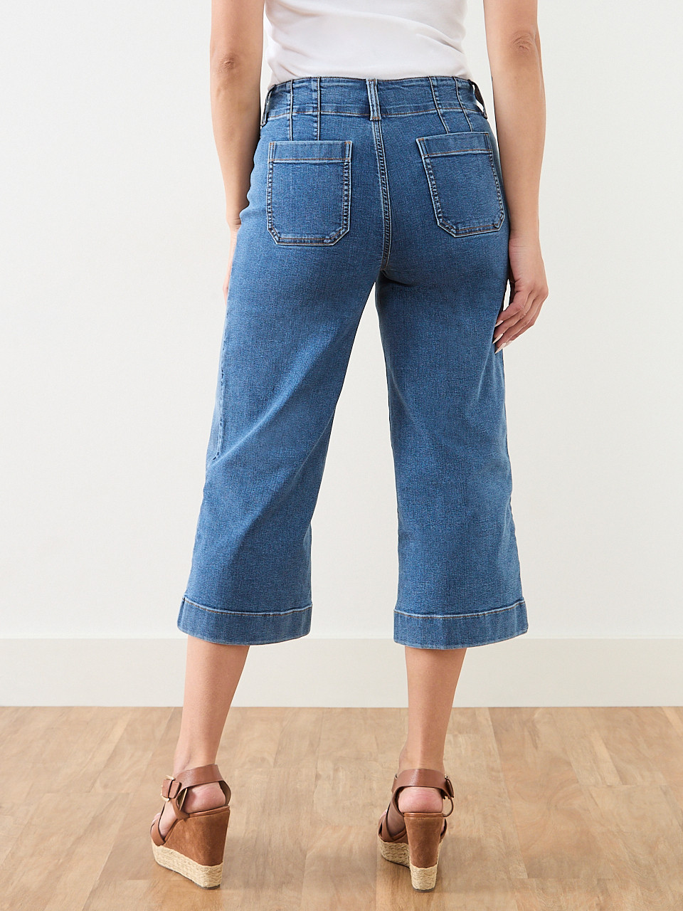 Haylie Wide Crop Jeans