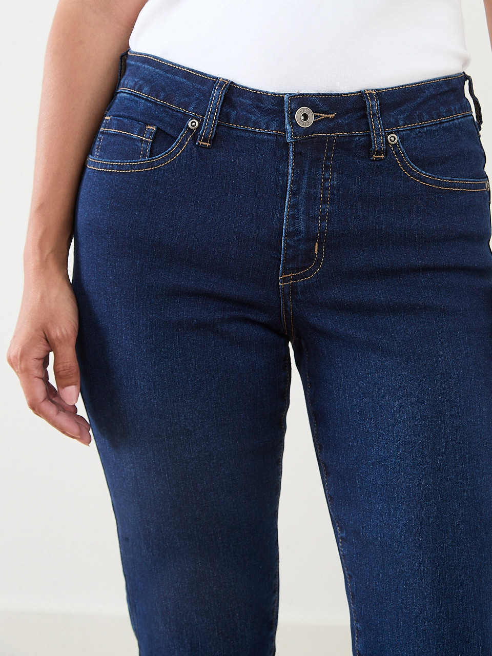 Lilly Dark Wash Slim Ankle Jeans