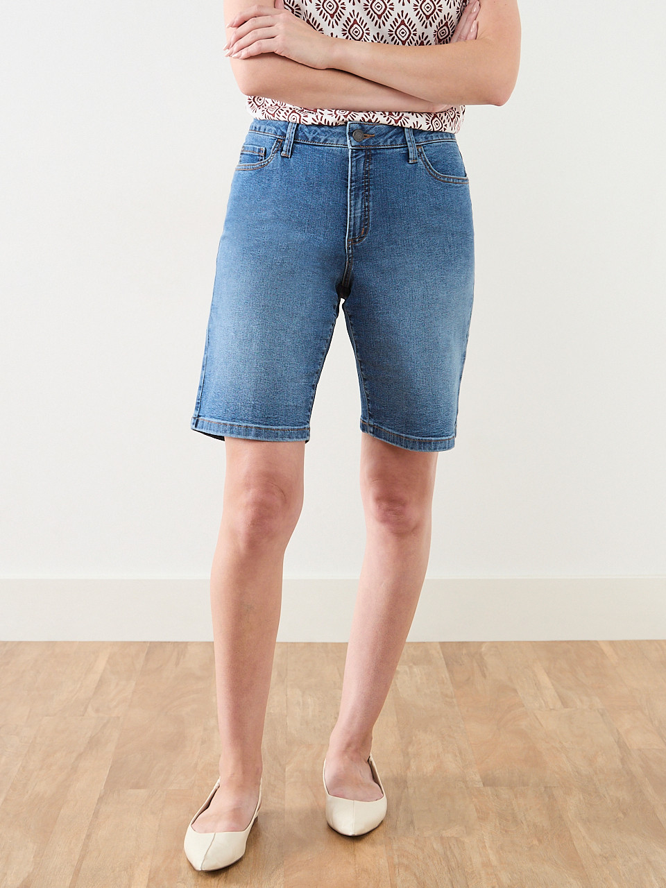 Lilly Light Wash Denim Short