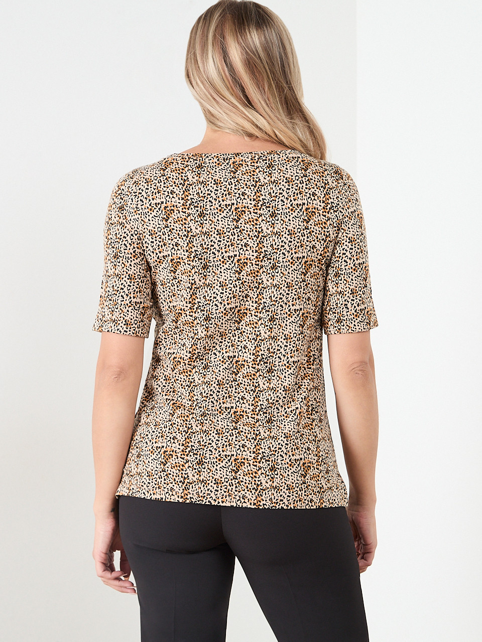 Short Sleeve Boatneck Tee