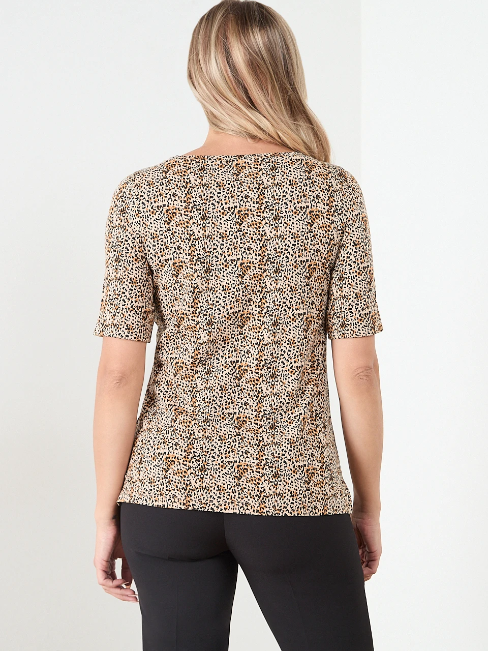 Short Sleeve Boatneck Tee