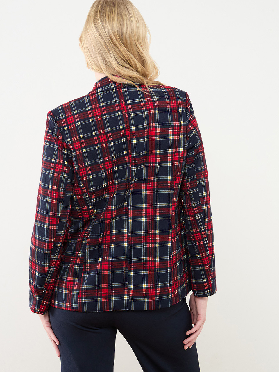 The Executive Plaid Blazer