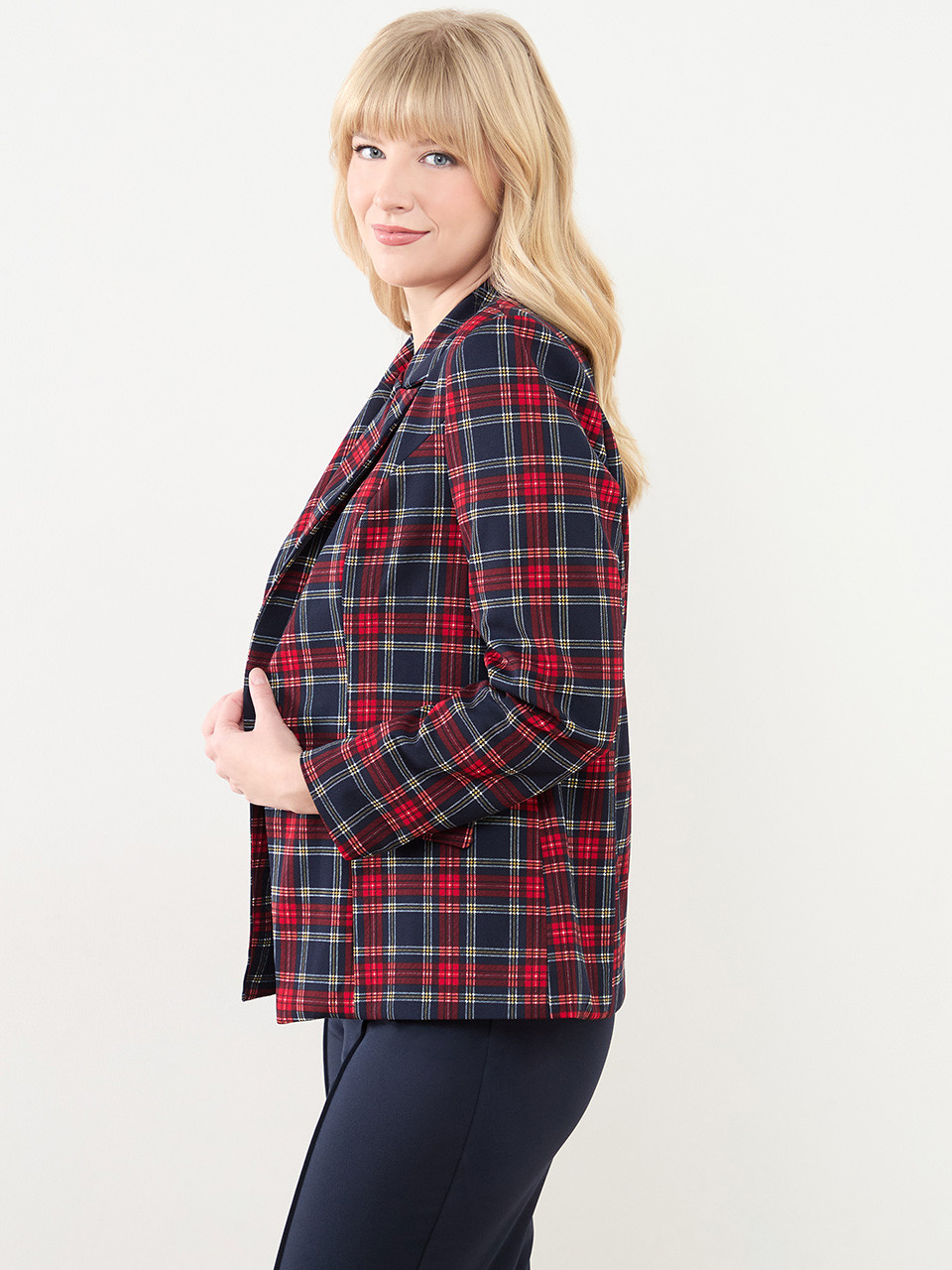 The Executive Plaid Blazer