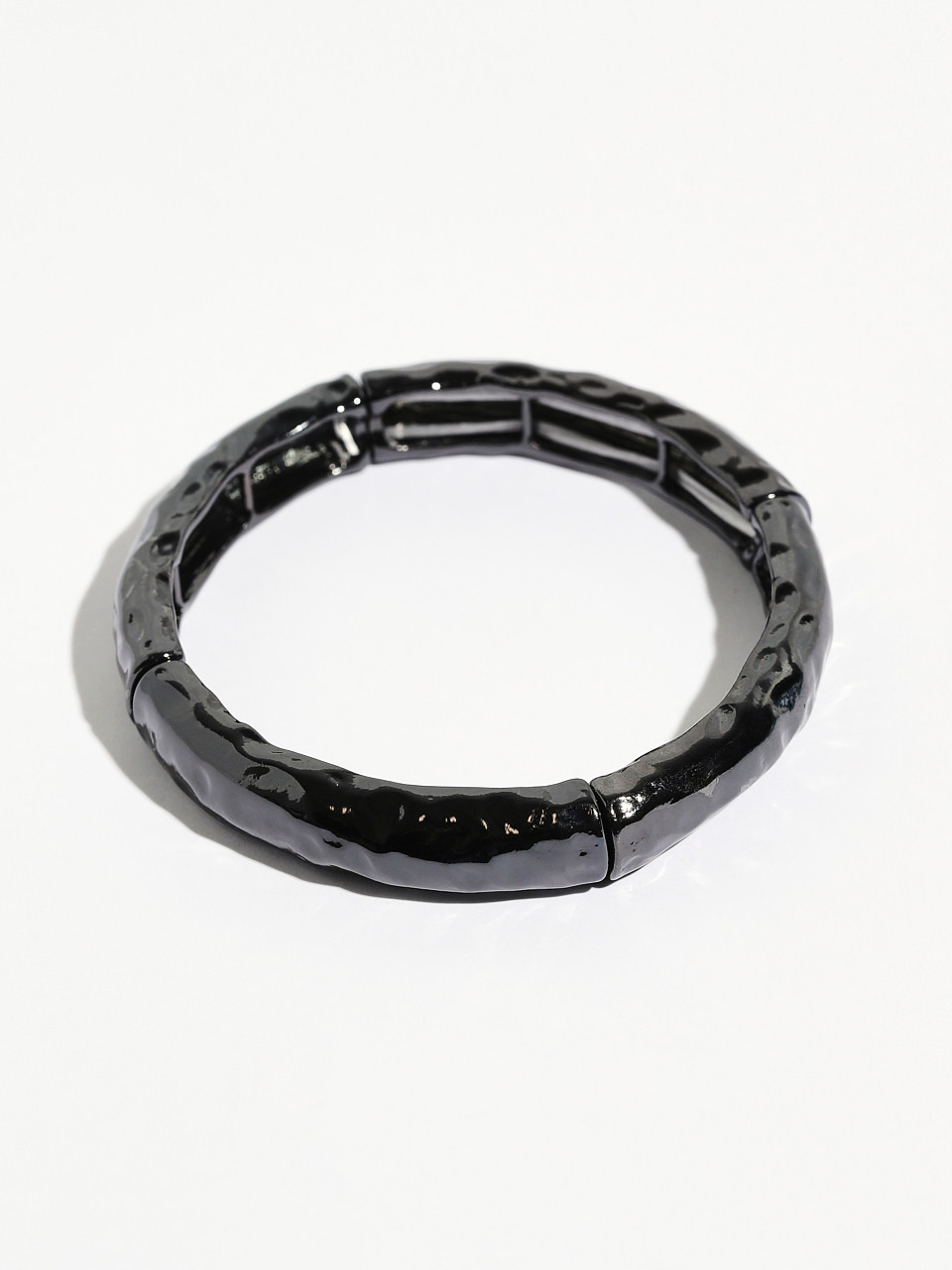 Black Tassel Stretch Bracelet