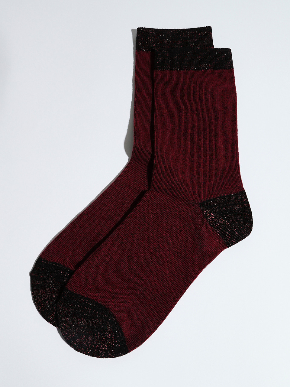 Crew Socks with Lurex Tipping