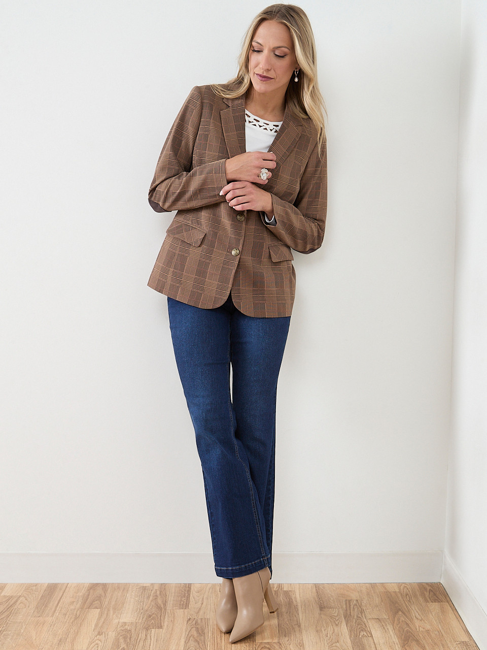 Editor's Autumn Plaid Blazer