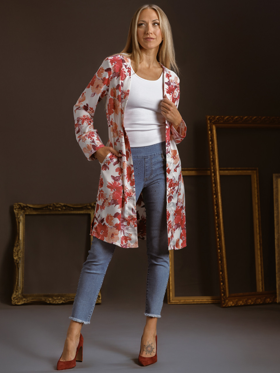 Floral Print Topper