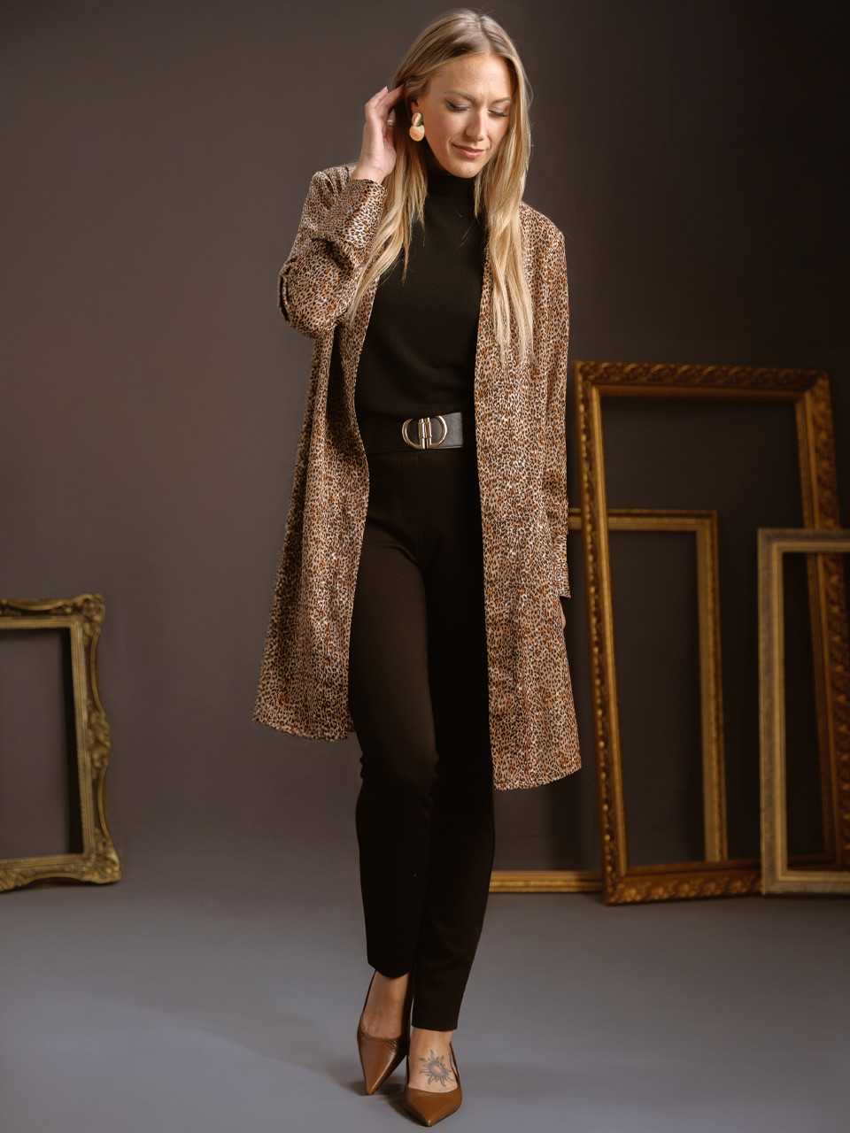 Leopard Print Topper